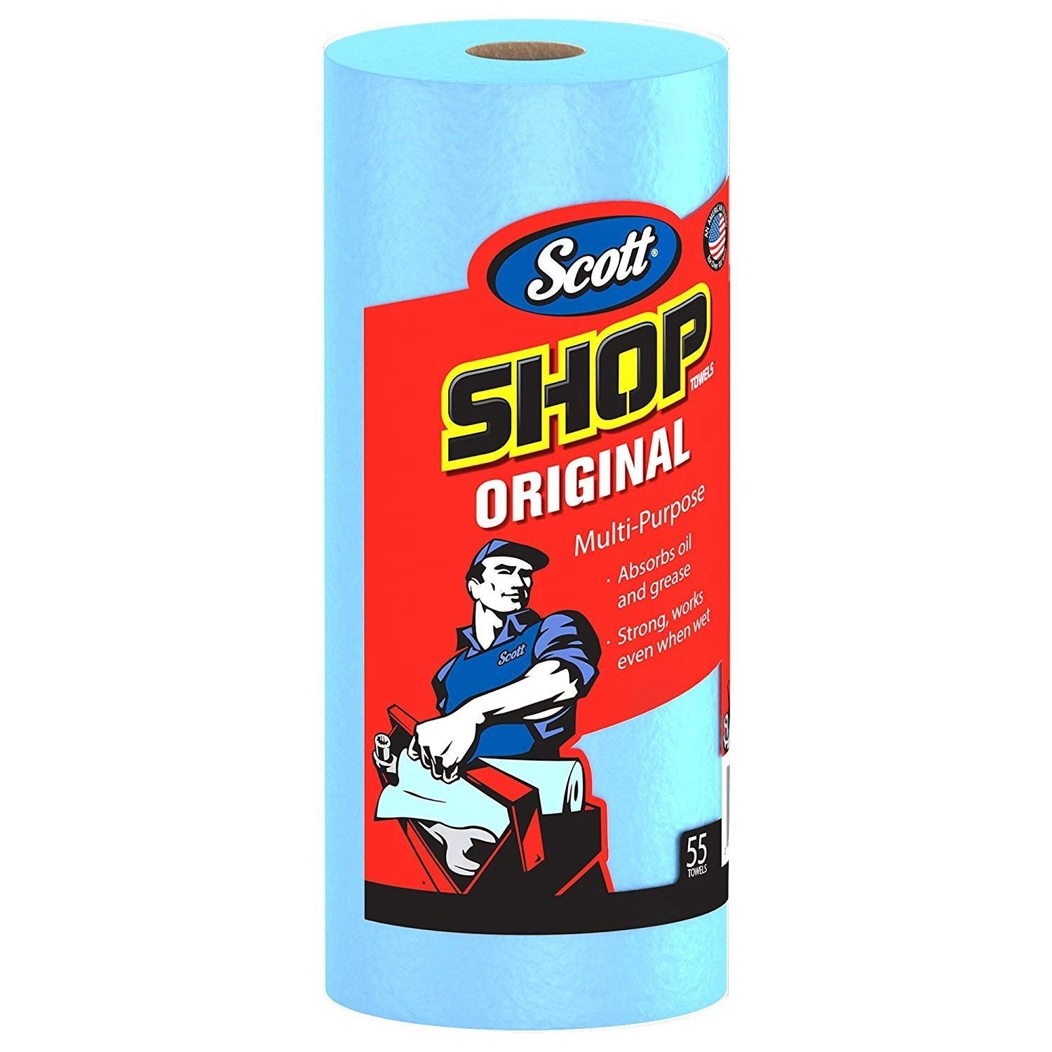 Quality Kimberly-Clark Scott Shop Towels Pop-Up Box, Blue - Best Price Guaranteed