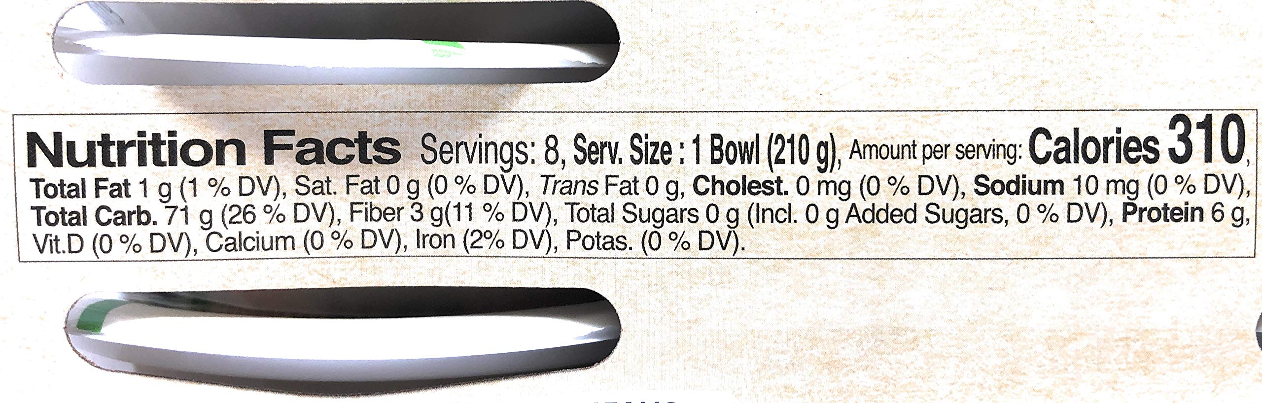 Quality Bibigo Restaurant-Style Cooked Sticky White Rice - Pack of 2 Boxes - 8 Bowls at 7.4 oz each per Box (2 Cases, 16 Bowls Total)