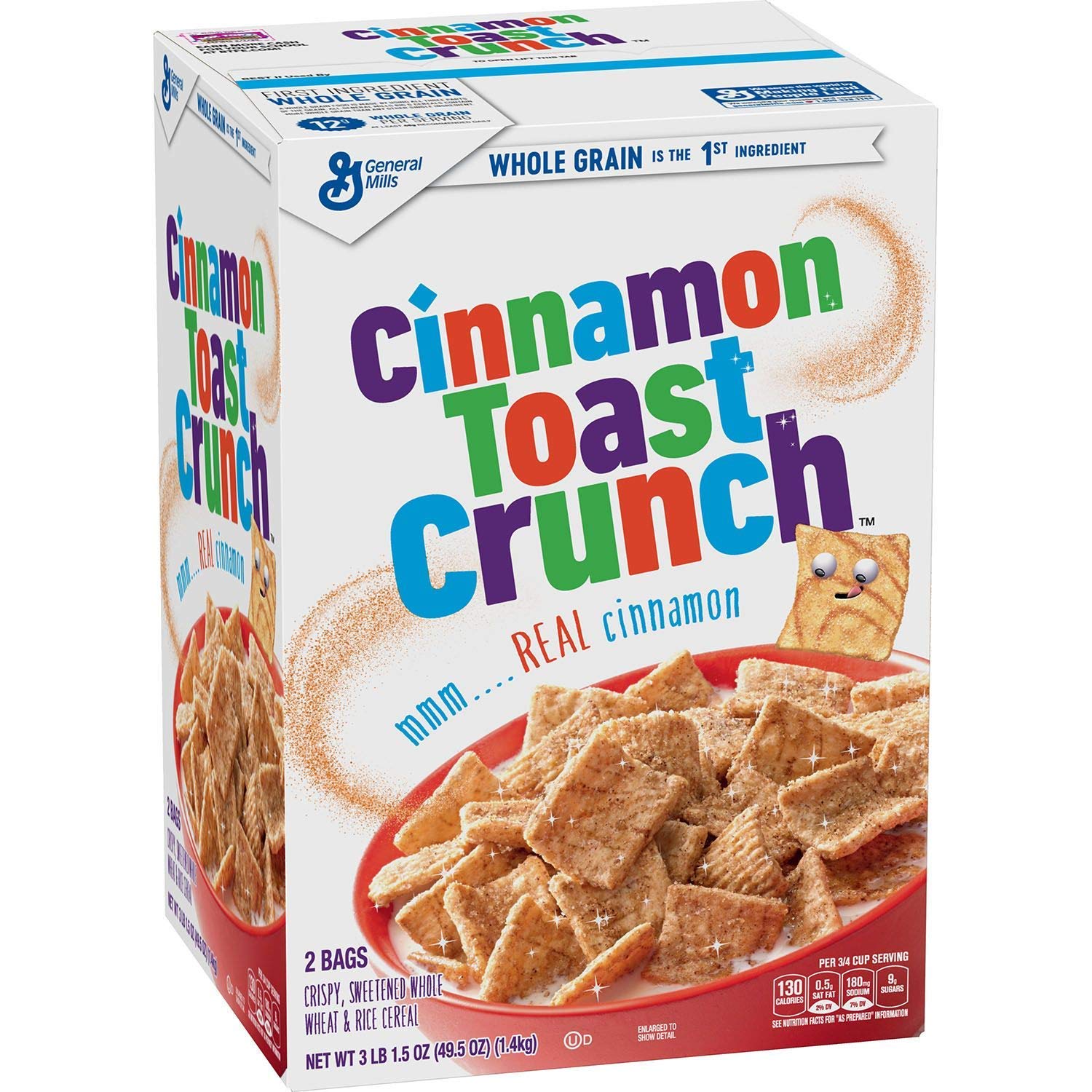 Quality Cinnamon Toast Crunch Cereal (49.5 oz. box) vevo - Shop Today