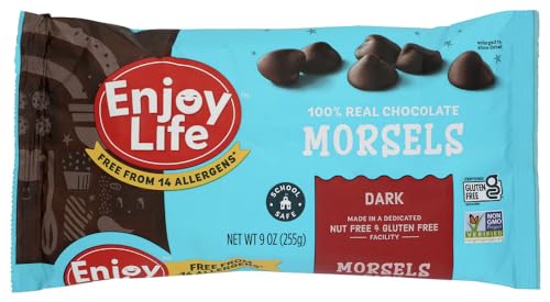 Premium Enjoy Life Baking Chocolate - Morsels - Dark Chocolate - 9 Oz