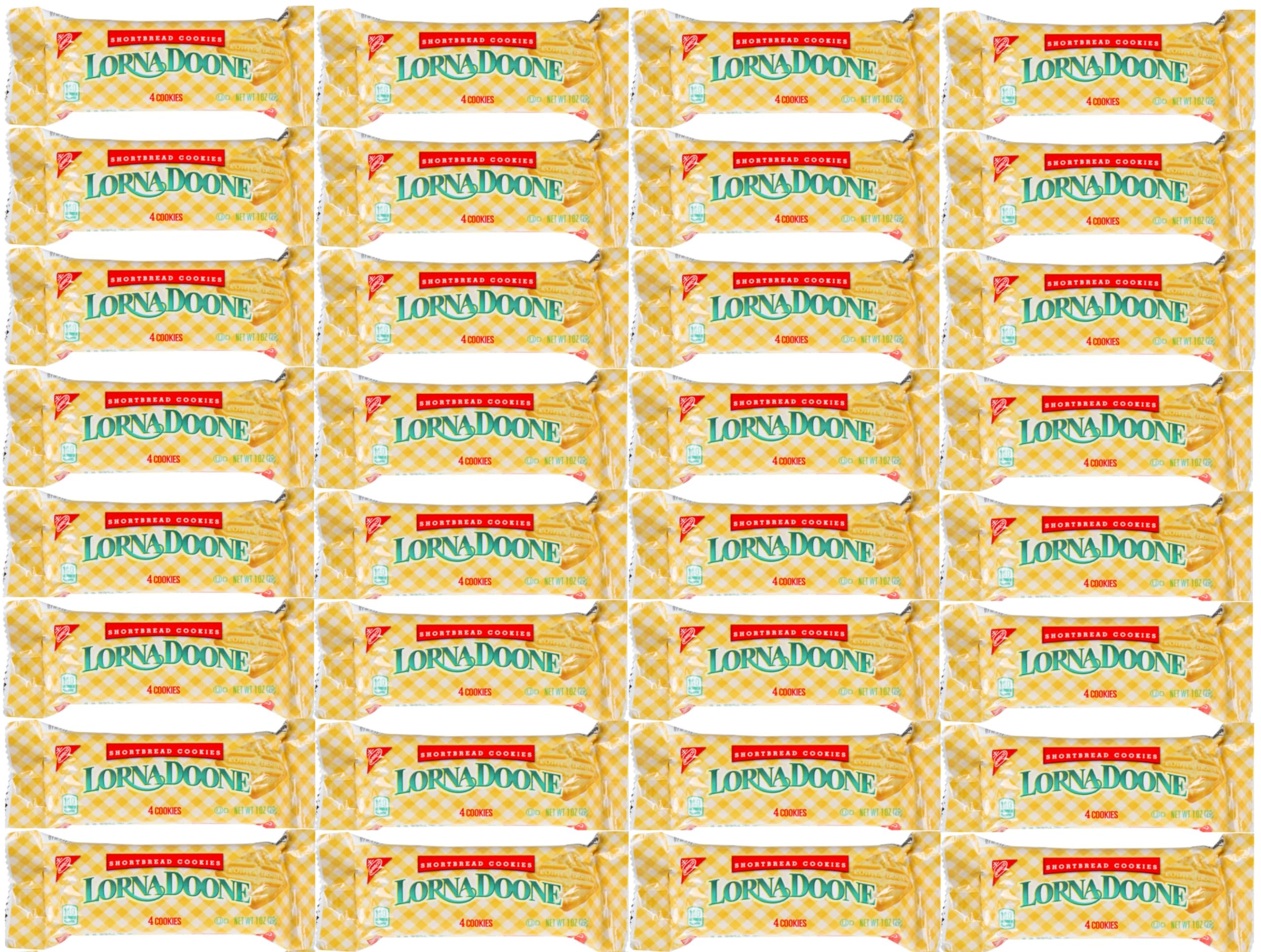 Quality Lorna Doone Shortbread Cookies, 1 Ounce Packages (Pack of 30) with Bay Area Marketplace Napkins