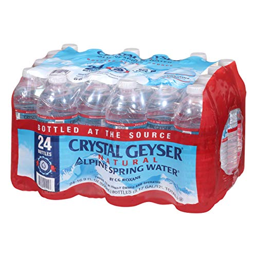 Premium Crystal Geyser Natural Alpine Spring Water - Free Shipping Available