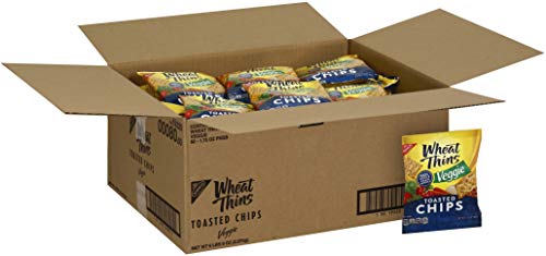 Quality Wheat Thins Veggie Toasted Chip - 1.75 oz. bag, 60 per case