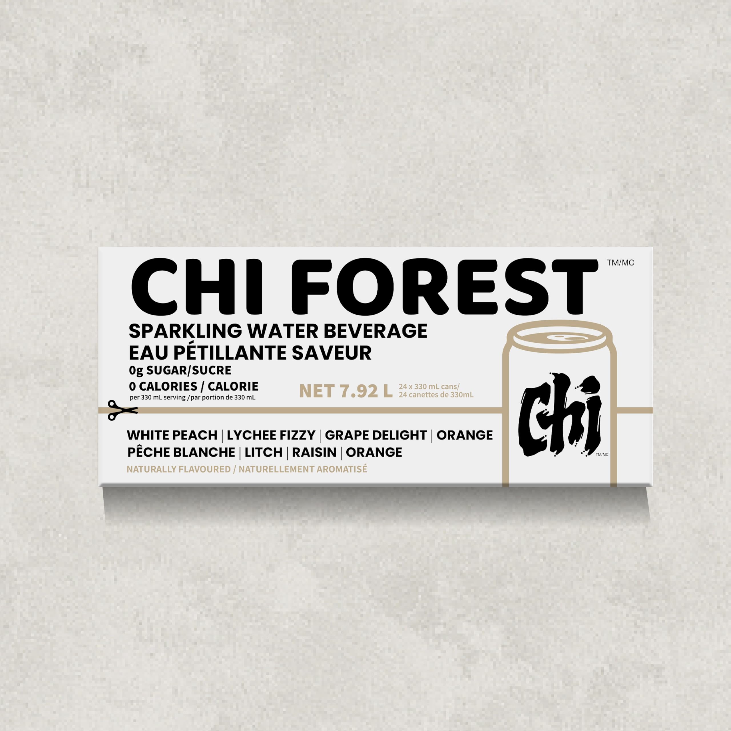 Quality CHI FOREST 4 Flavor Variety Pack Sparkling Water, 11.16 fl oz Cans(24 Pack)
