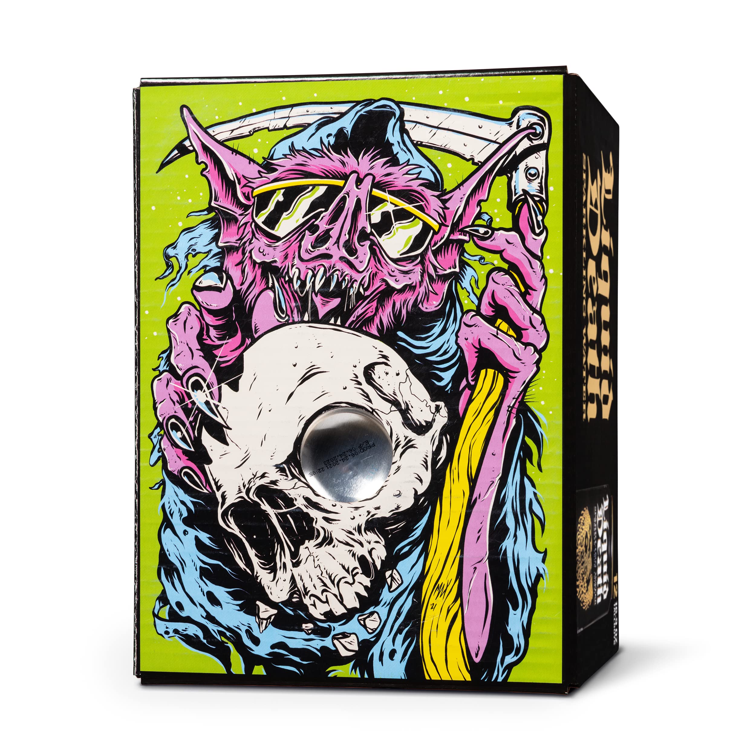 Quality Liquid Death Flavored Sparkling Water with Agave, Convicted Melon, 19.2 oz King Size Cans (8-Pack)