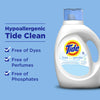 Premium Tide Free & gentle liquid laundry detergent, 96 loads, 138 Fl Oz