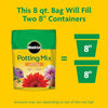 Quality Miracle-Gro Potting Mix, For Container Plants, Flowers, Vegetables, Shrubs, Annuals, Perennials, Feeds up to 6 Months, 8 qt., 2-Pack