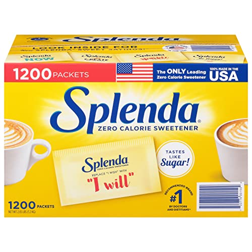Premium SPLENDA Naturals No Calorie Stevia Sweetener, Single-Serve Packets