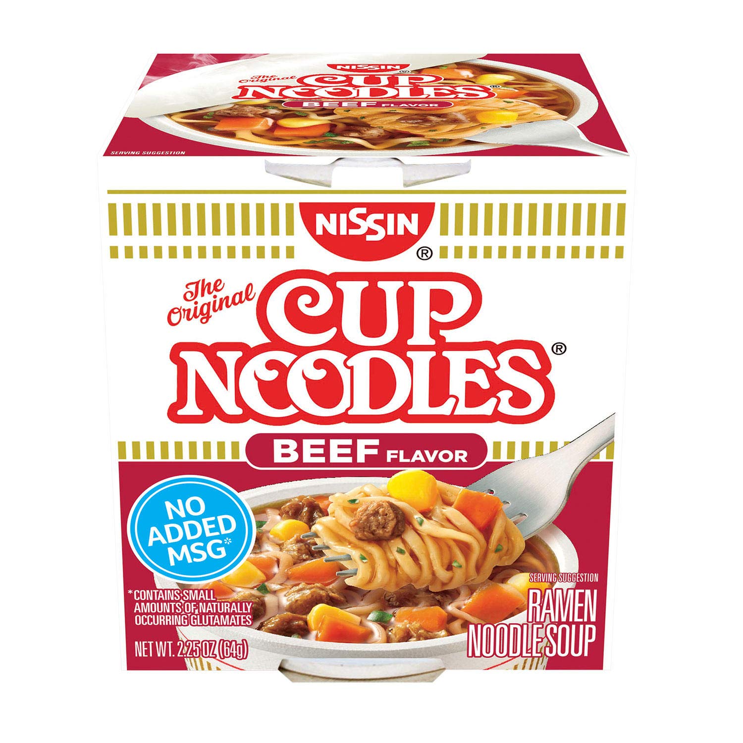 Quality Nissin Cup Noodles, Beef Flavor 2.25 oz ea, 30 ct. A1…