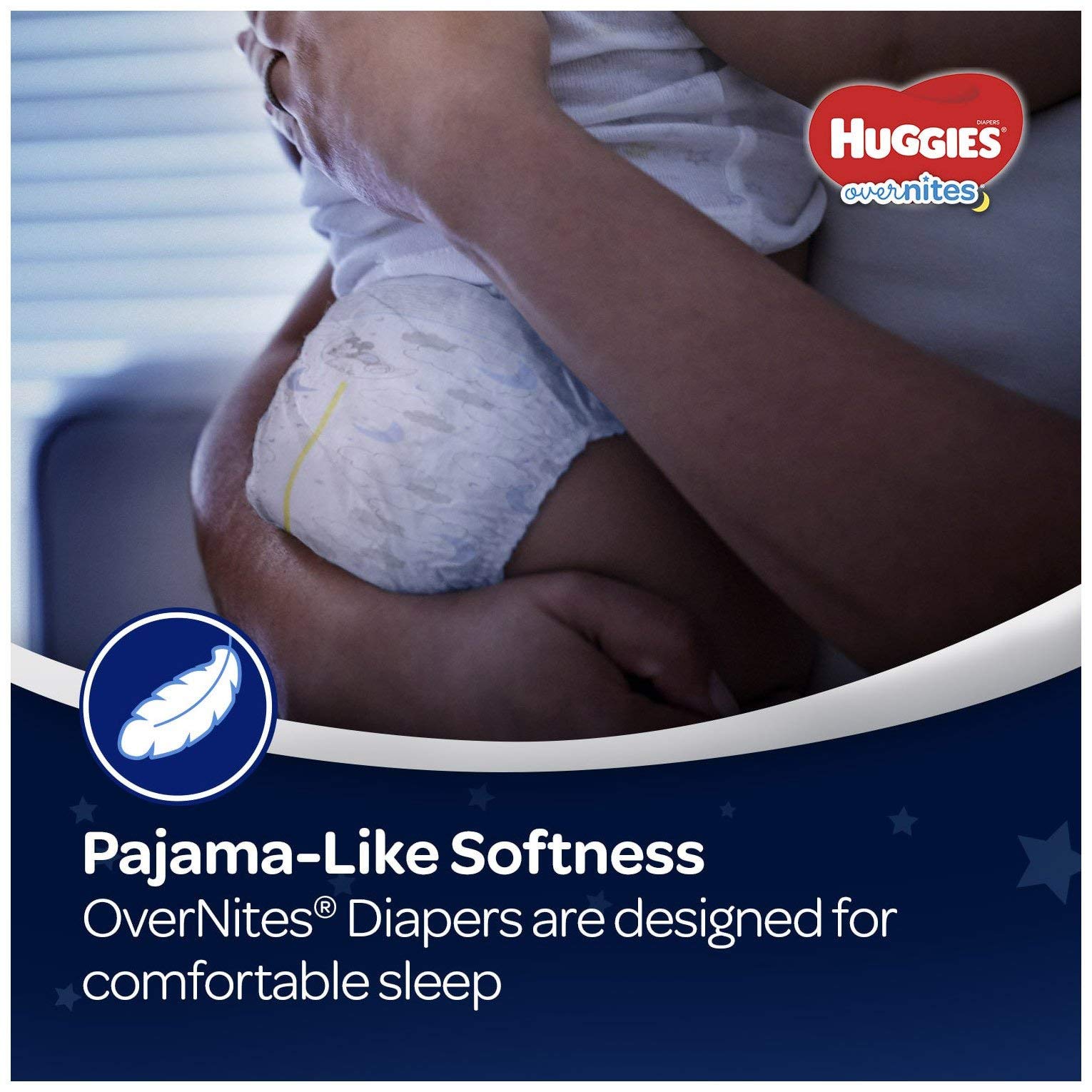 Quality Huggies Overnites Nighttime Baby Diapers - Free Shipping Available