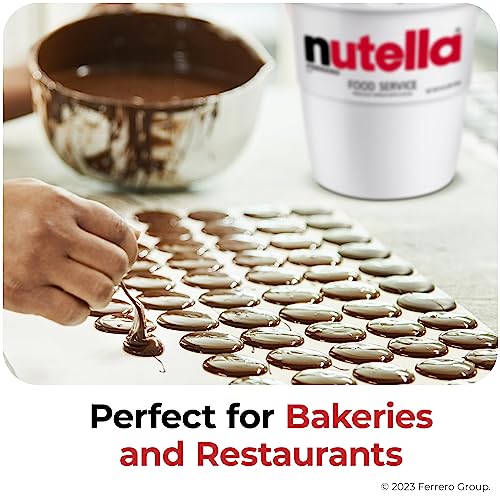 Premium Nutella Hazelnut Spread Food Service Tub, Baking Supplies, Great For Restaurants And Bakeries, Two Bulk Tubs, 13.2 Lb Total