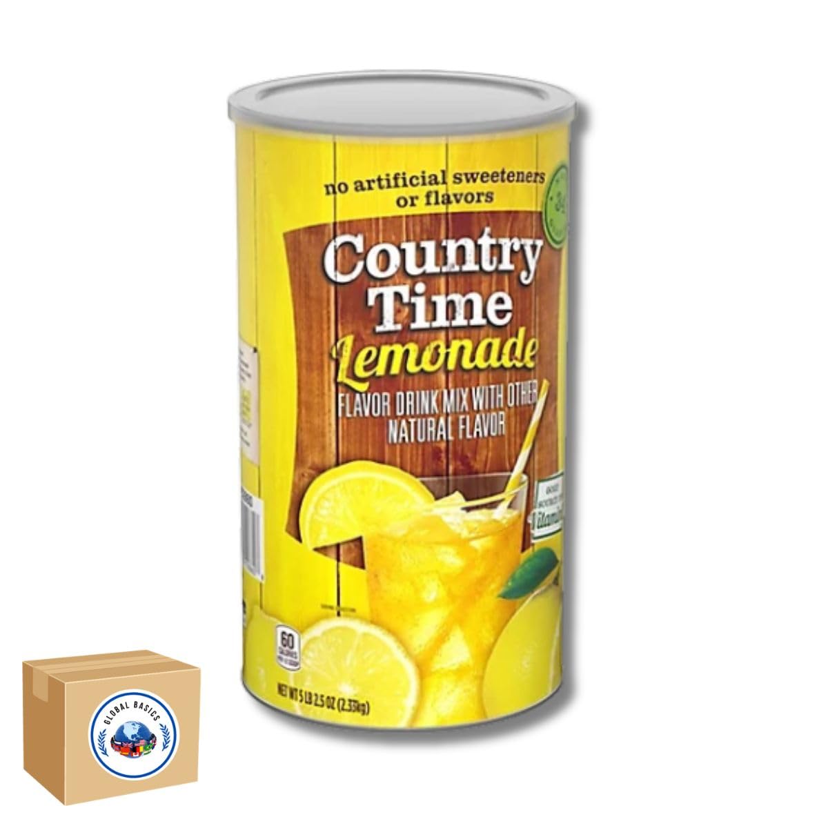 Quality Global Basics Country Time Powdered Drink Mix| Includes Easy Scoop Measuring Cup