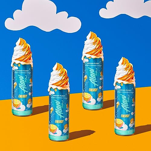 Premium Alani Nu DREAM FLOAT Ice Sugar Free, Low Calorie Energy Drinks | 200mg Caffeine | Antioxidants | Biotin, B Vitamins | Zero Sugar | 15 Calories or Less | 12 Oz Cans | 24 Count