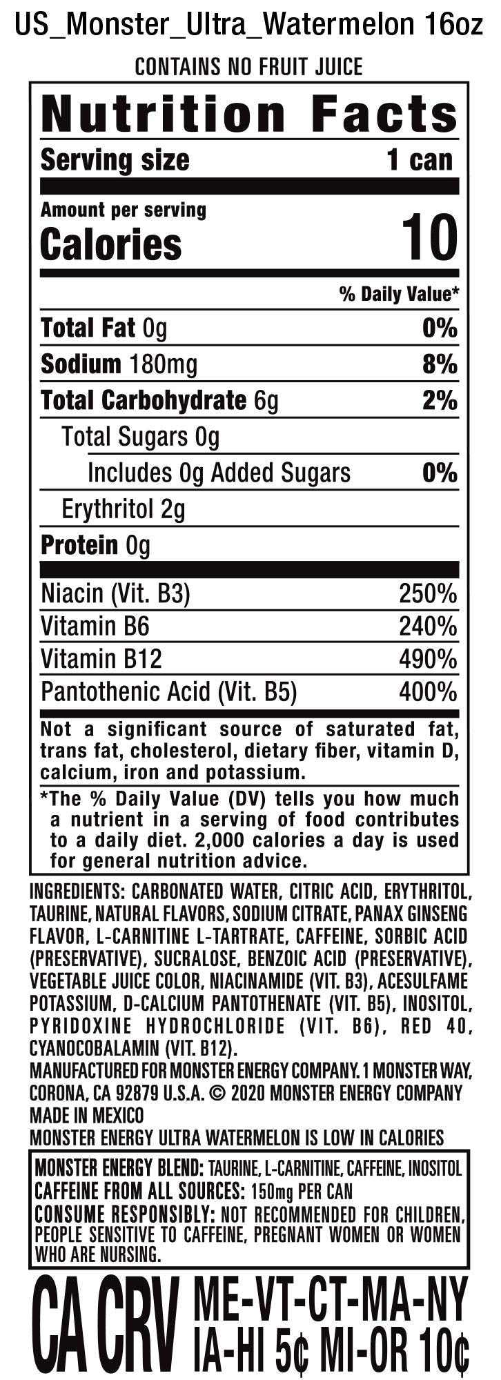 Premium Monster Energy Ultra ,Sugar Free - Shop Today