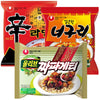Quality Nongshim Ramyun 6 Pack Special Combo 67 (2pc of Shin Ramyun , 2pc of Noguri, and 2pc of Chapagetti) Total 6 Pc