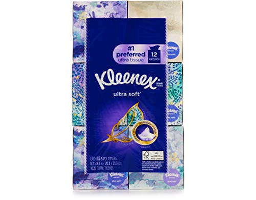 Quality Kleenex Ultra Facial Tissue, 85 Count (Pack of 12) - Buy Now & Save