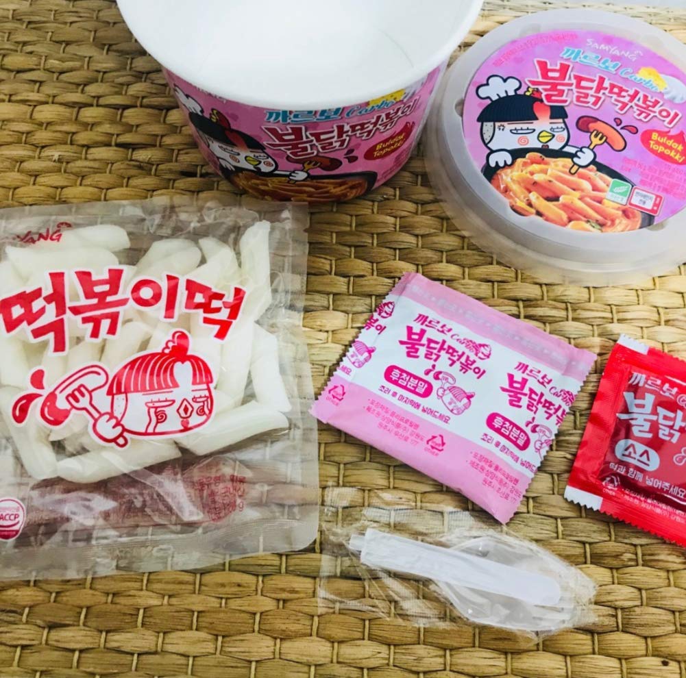 Quality Samyang Carbo Buldak (Roast Chicken) Hot Spicy Rice Cake Tteokbokki (1)