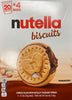Quality Nutella Biscuits, Hazelnut Spread With Cocoa, cookie with a creamy heart of Nutella - 4-9.7 Oz Bags/Total Net WT 38.8 oz