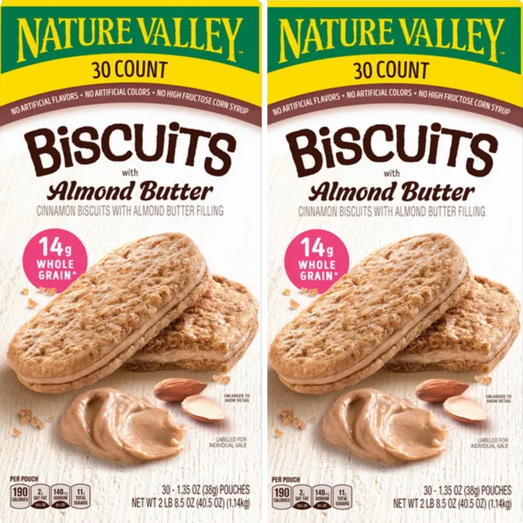 Quality Nature valley almond biscuits 30 ct (pack of 2) - Free Shipping Available