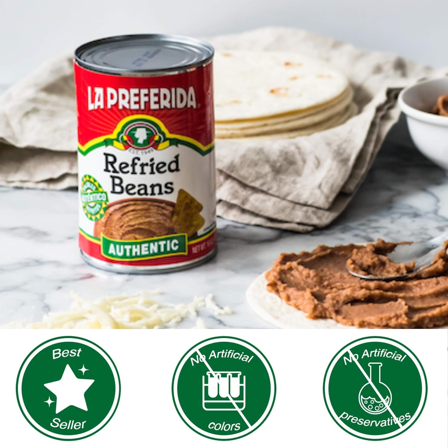 Quality La Preferida Authentic Refried Beans 16 Oz - Shop Today