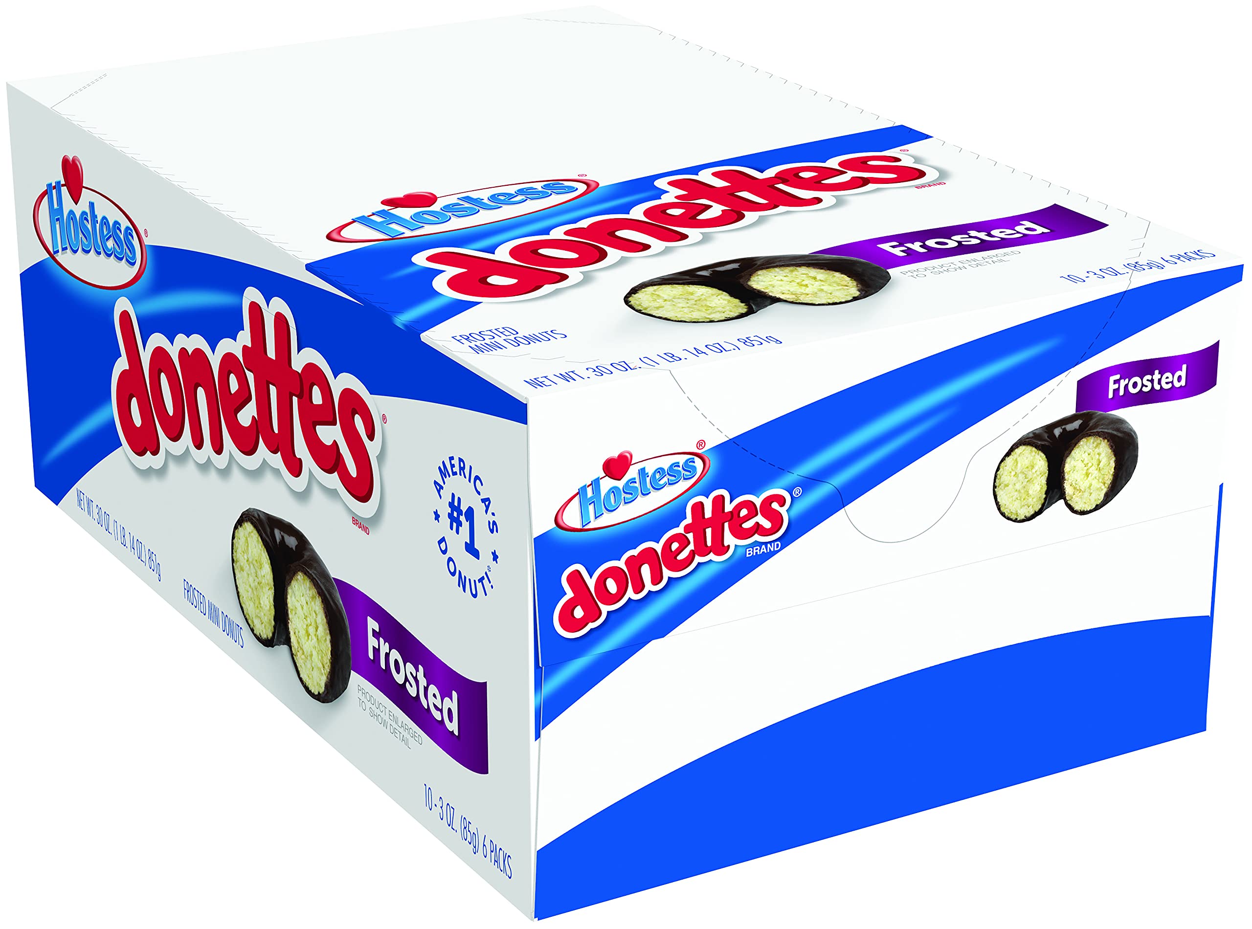 Quality Hostess Donettes Mini Donuts, Frosted, 3 Ounce, 10 Count