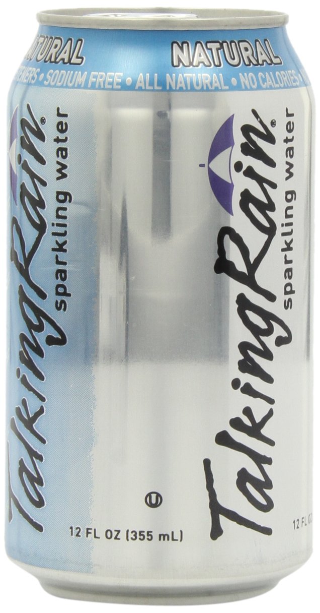 Premium TalkingRain Sparkling Water, 12-Ounce Cans (Pack of 24)