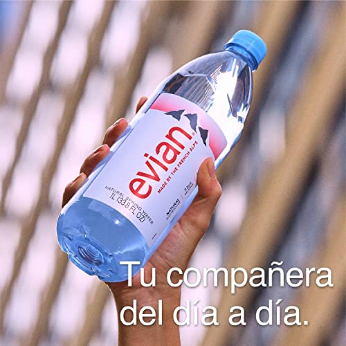 Quality evian Natural Spring Water, Premium Water Bottles, 33.8 Fl Oz (Pack of 12)