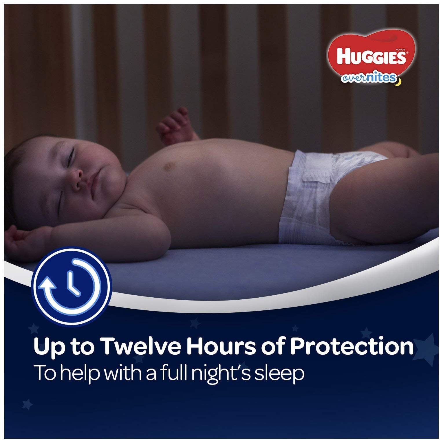 Quality Huggies Overnites Nighttime Baby Diapers - Free Shipping Available