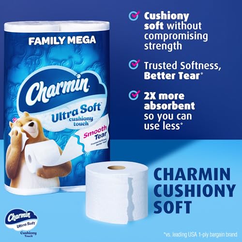 Quality Charmin Ultra Soft Cushiony Touch Toilet Paper - Limited Time Offer