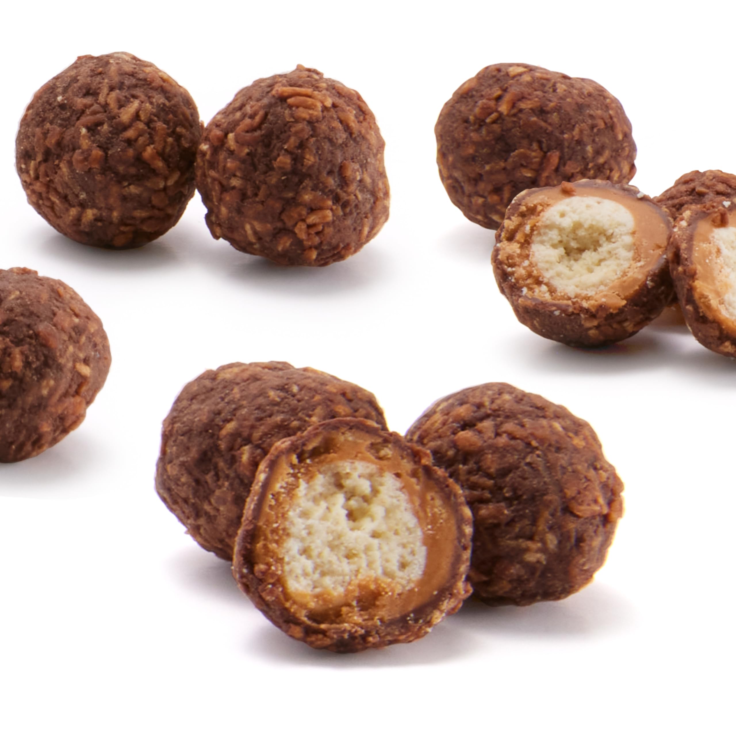 Premium Edward Marc Coconut Caramel Bites, 20 oz – Girl Scouts-Inspired Candy, Chocolate-Coated Snacks, Sweet Treats, Dessert Bites, Giftable Gourmet Snacks