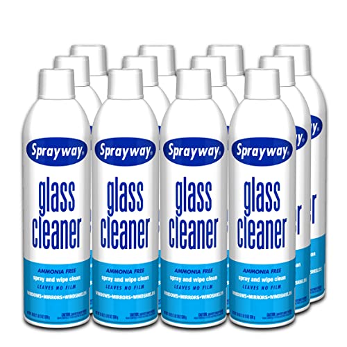 Quality Sprayway Glass Cleaner with Foaming Spray for a Streak-Free Shine