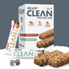Quality Ready Nutrition CLEAN Bar, 15g Protein for Lean Muscle Mass, 7g Fiber for Satiety, Great for Muscle Building, Muscle Recovery and Weight Loss - Variety Pack (Pack of 24)