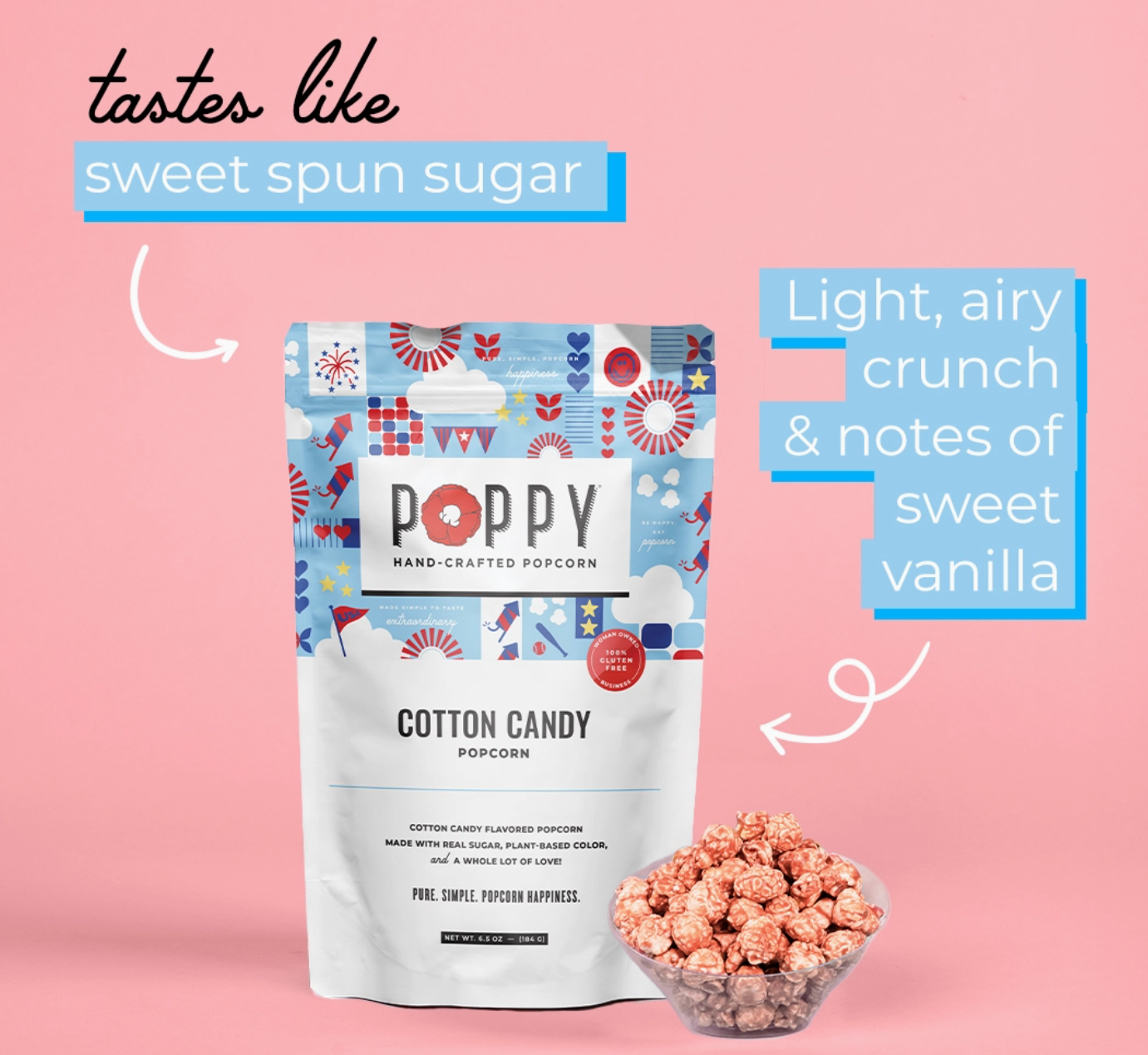 Cotton Candy Popcorn