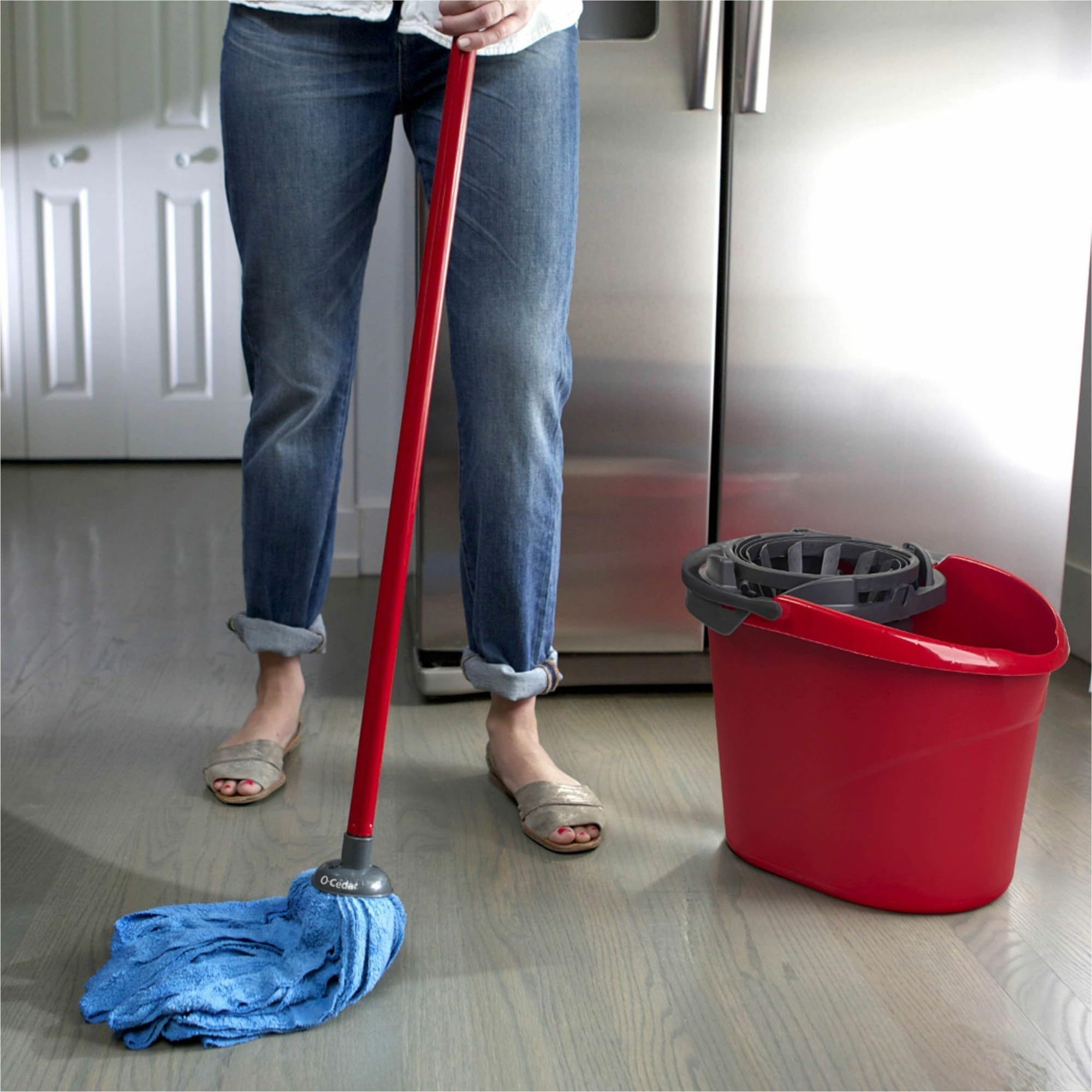 Premium O-Cedar QuickWring 2.5 Gal Bucket, Red, 1 Each - Limited Time Offer
