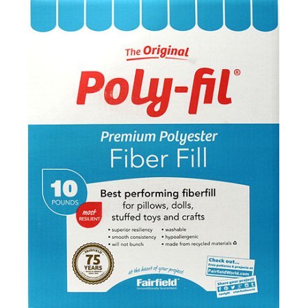 Quality Fairfield PF-10 Poly-Fil Premium Fiber (sdfg, 2 Pack)