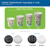 Quality Dixie PerfecTouch 12 oz. Insulated Paper Hot Coffee Cup by GP PRO (Georgia-Pacific), Coffee Haze, 5342CDSBP, 160 Cups Per Case, Coffee Haze Design