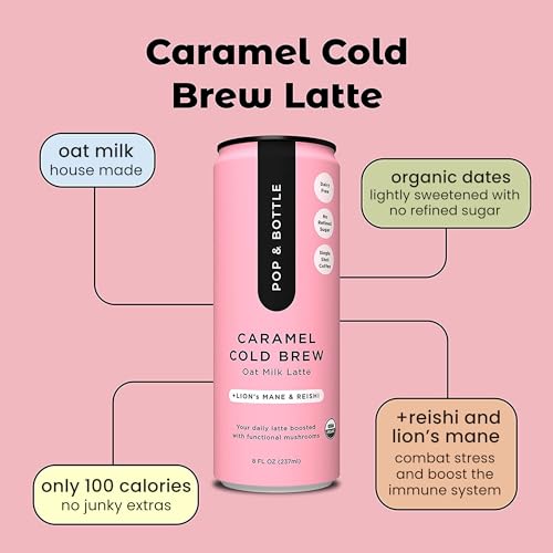 Quality Pop & Bottle Vanilla Oat Milk Latte Flavors - Free Shipping Available