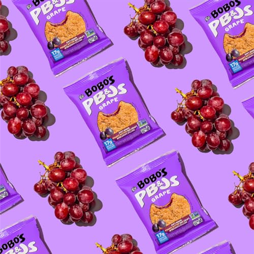 Premium Bobo's Peanut Butter & Jelly Oat Snacks, Healthy Everyday Snack, a Satisfying Treat that Provides a Quick Energy Boost