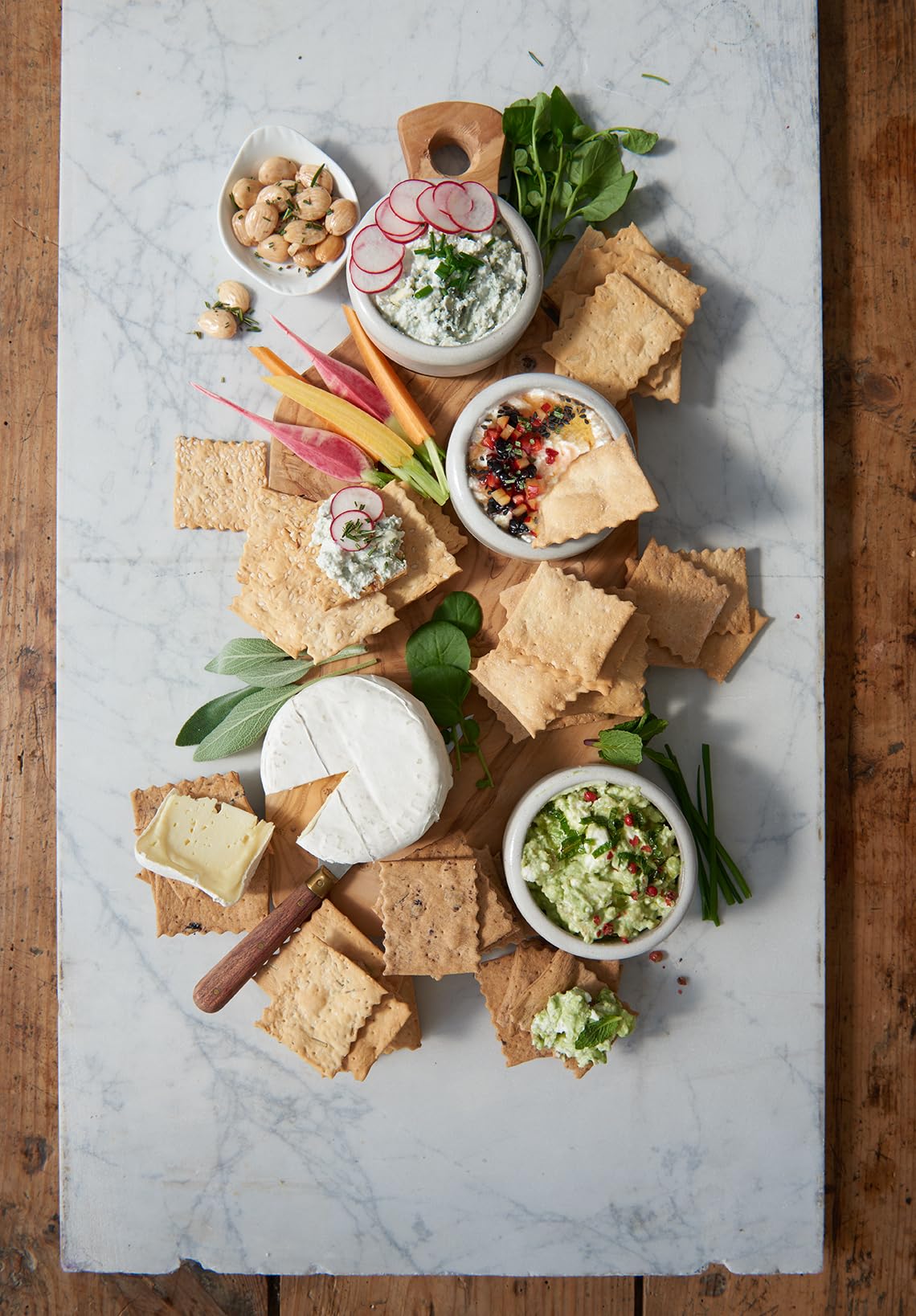Premium Rustic Bakery Handmade Sourdough Flatbread Cracker Bites - Crackers for Cheese Platter, Snacking, or Charcuterie Crackers - Made in California - Pack of 4-6 Oz Bags