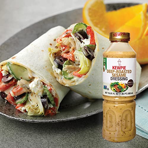Premium Kewpie DEEP-ROASTED SESAME DRESSING (16.9OZ) - Best Price Guaranteed