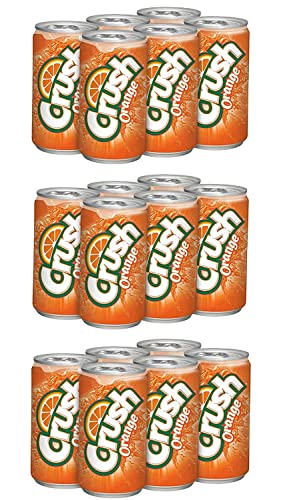 Quality Crush Orange, 7.5 Fl Oz Mini Can (Pack of 18, Total of 135 Oz)