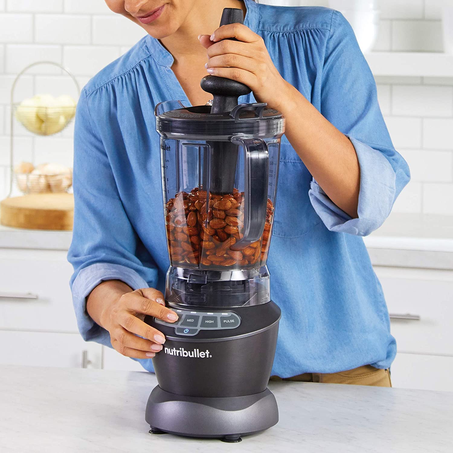 Premium NutriBullet ZNBF30500Z Blender Combo 1200 Watt Dishwasher Safe Plastic food blender