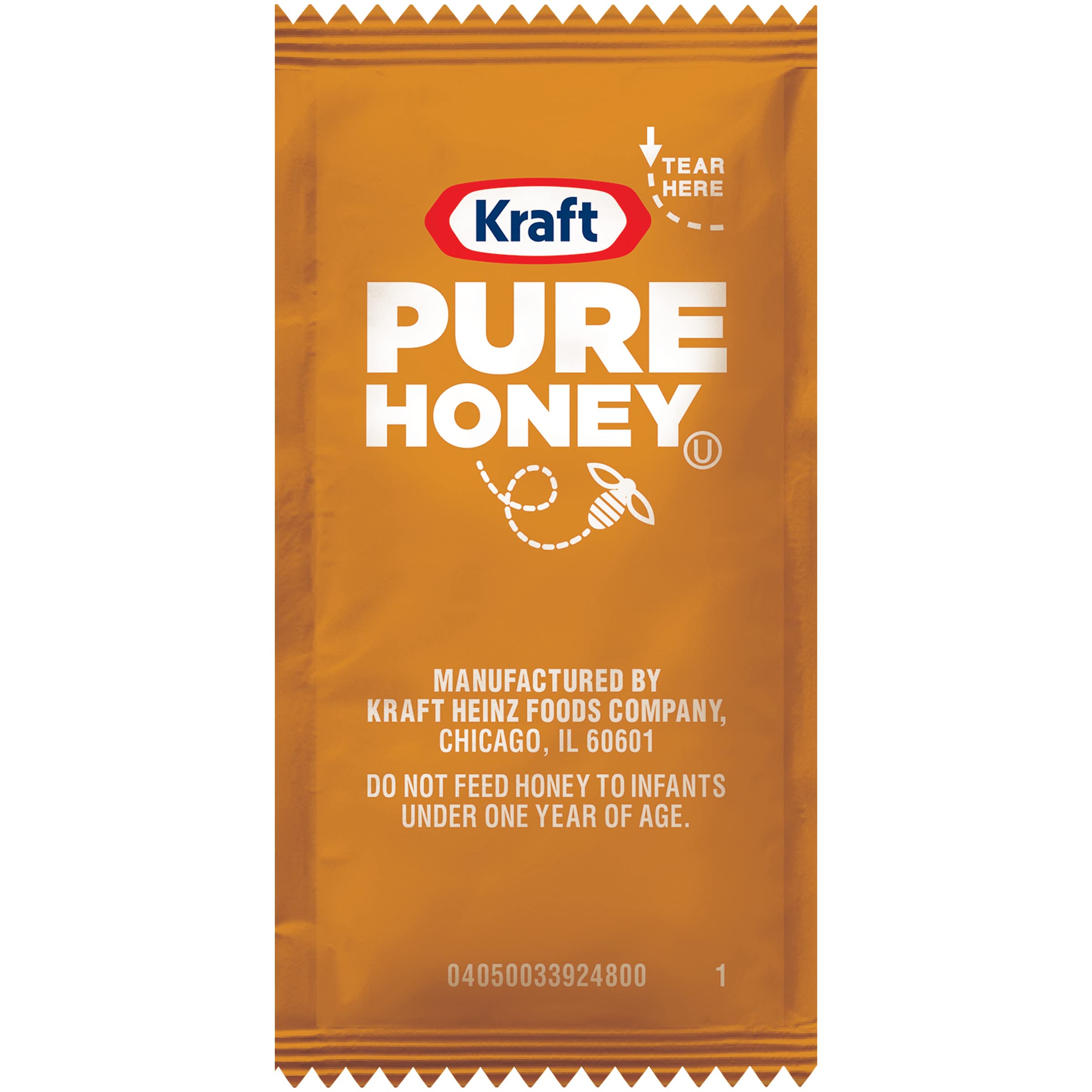 Premium Kraft Honey Single Serve Packets, 9 g Packets (Pack of 204)