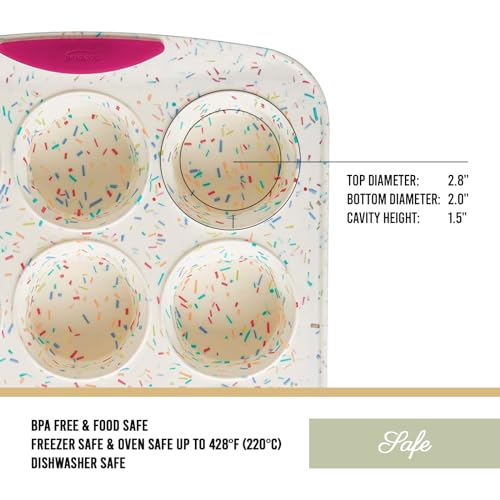 Quality Trudeau Confetti Multi Cavity - Muffin Pan - Limited Time Offer