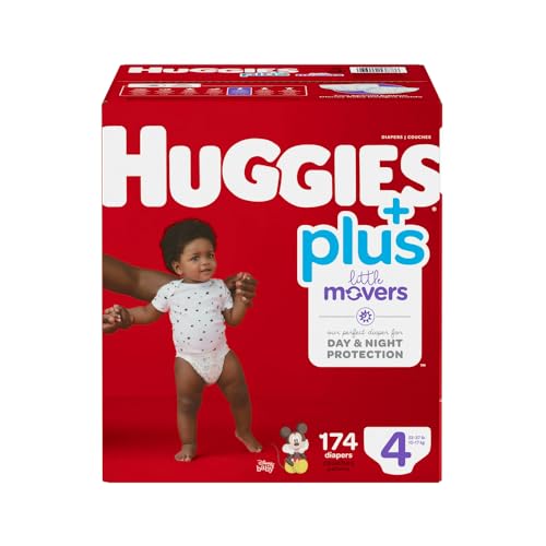 Premium Huggies Plus Diapers, Size 4, 174 Count - Shop Today