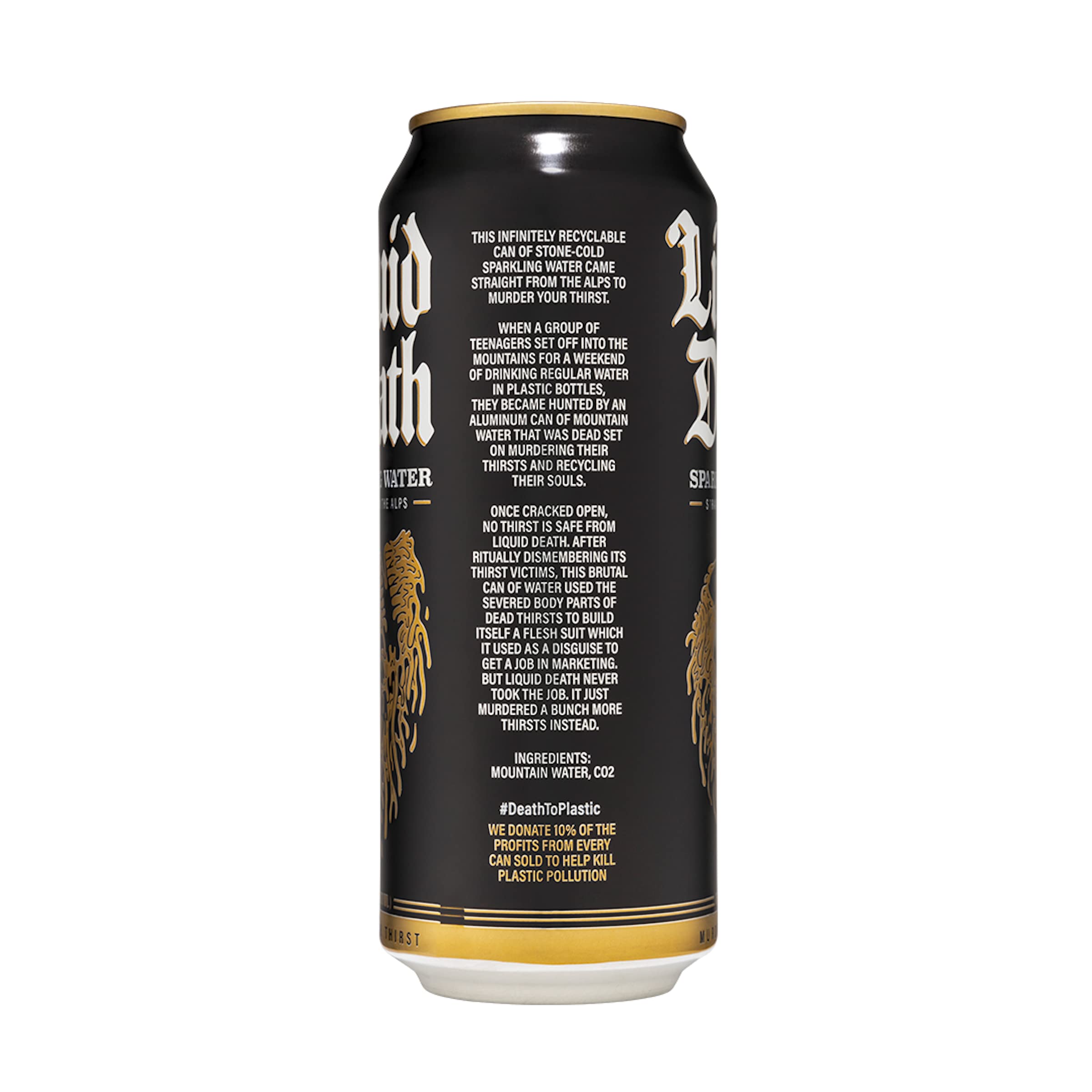 Quality Liquid Death Flavored Sparkling Water with Agave, Convicted Melon, 19.2 oz King Size Cans (8-Pack)