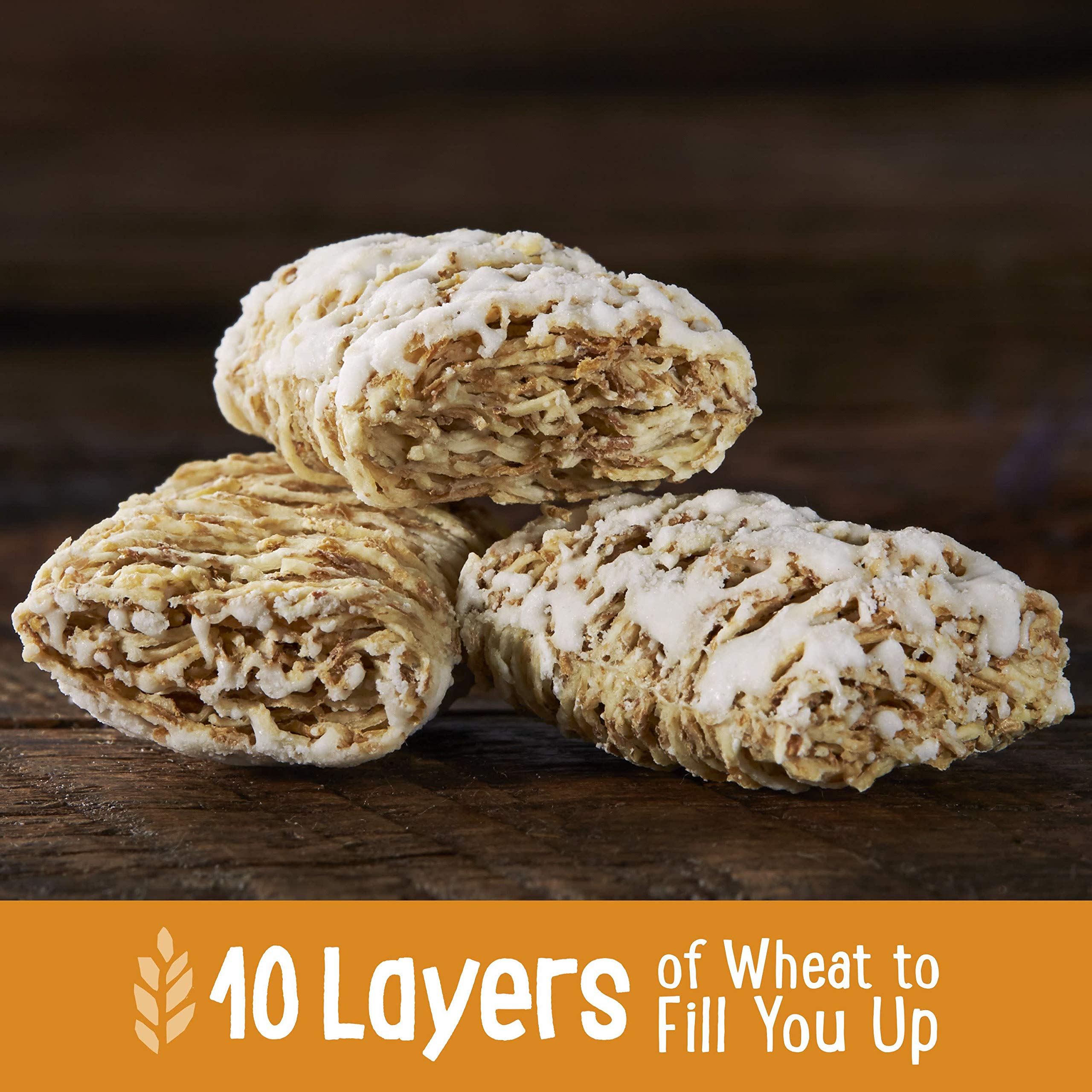 Nutritious Kellogg's Frosted Mini-Wheats Cold Breakfast Cereal, Whole Grain, High Fiber Cereal, Kids Snacks