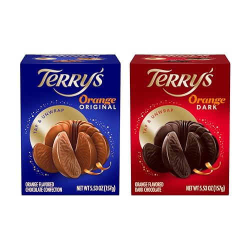 Quality Terry's Milk and Dark Chocolate Oranges - Variety Pack - 5.53 oz Milk Chocolate Orange and 5.53 oz Dark Chocolate Orange