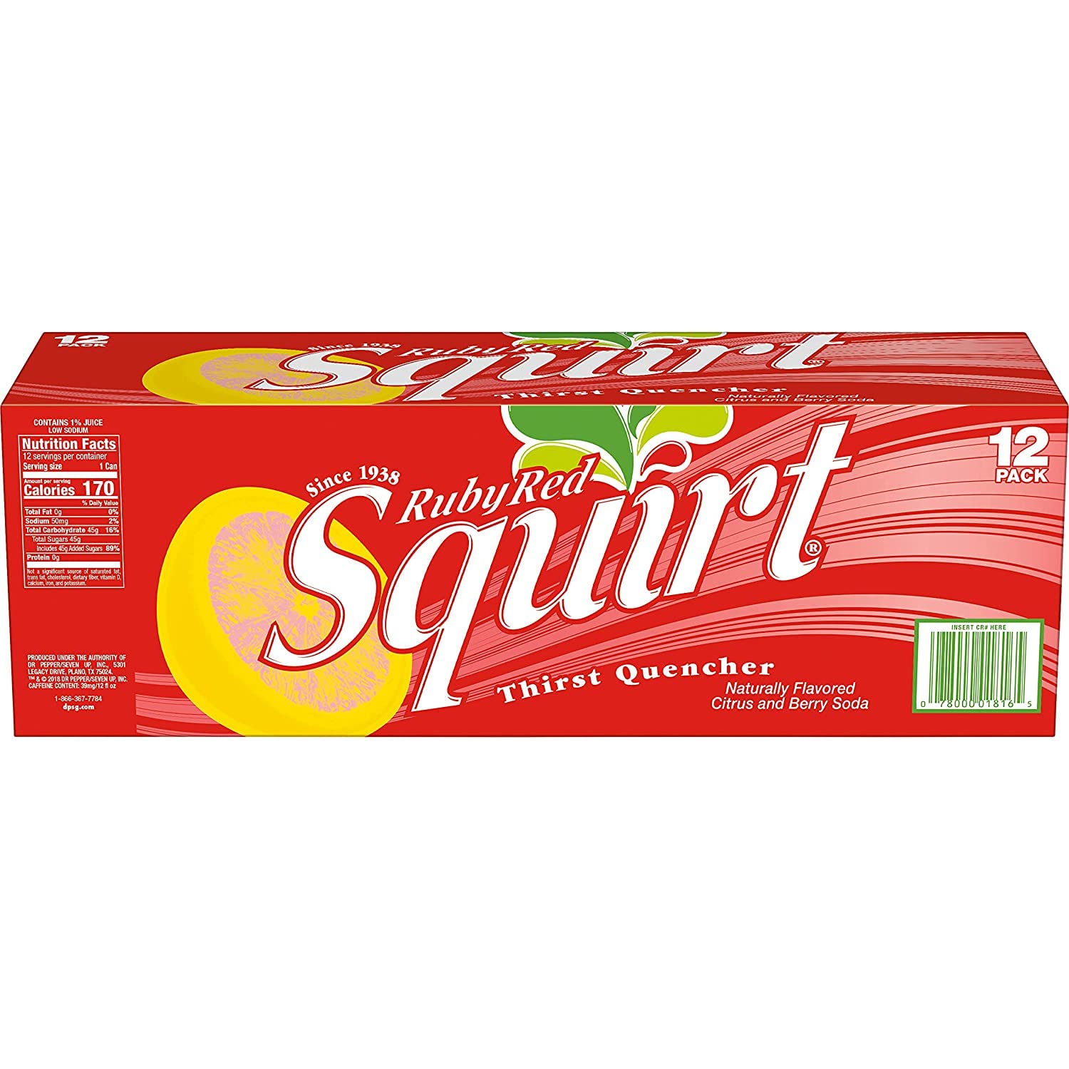 Quality Ruby Red Squirt 12 Pack 12 Ounce Cans - Buy Now & Save