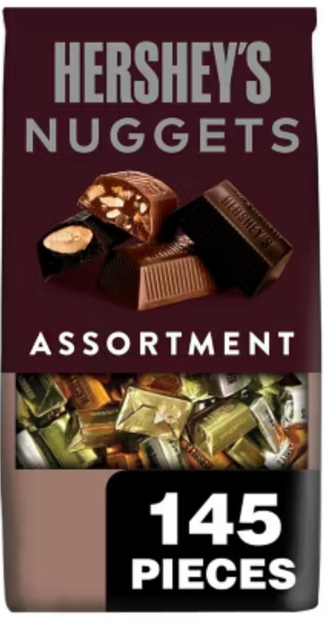 Quality Hershey's Nuggets Chocolate-Assortment 145pcs -52 Oz Bag
